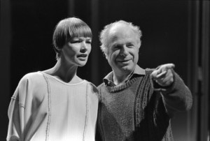 Peter Brook et Glenda Jackson